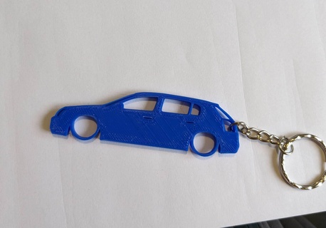 vauxhall signum pre facelift keyring car silhouette keychain 3d print model - Mito3D