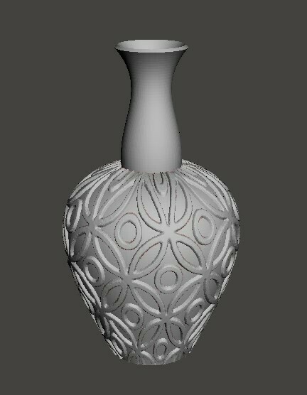 vase 3D print model - Mito3D