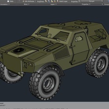 vbl panhard militare vab vlb 1 10 crawler carrozzeria modello fabbricazione 3d print model - Mito3D