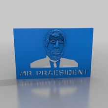 vcard person mr president art people 3d print model - Mito3D