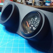 vdo dual gauge pod mount 52mm 2 automotive 3d print model - Mito3D