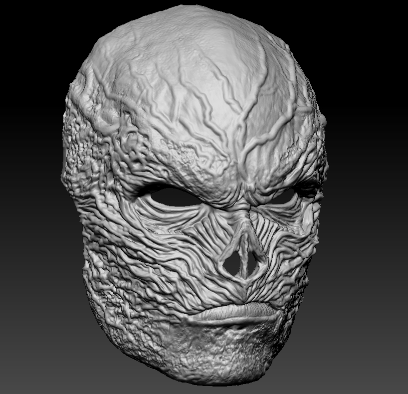 vecna mask wearable ghost halloween cosplay demon human stranger wizard creatures mage magic magician 3D print model - Mito3D