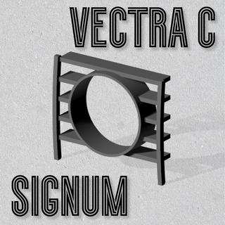 vectra c signum vent gauge pod 3d print model - Mito3D
