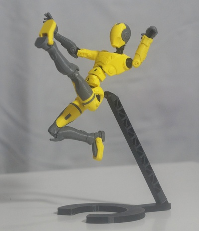 veedroide mark ii articulado acción figura posable maniquí cifras estatua tonto cuerpo arte muñeca pelota dibujo droide robot meca 3d print model - Mito3D
