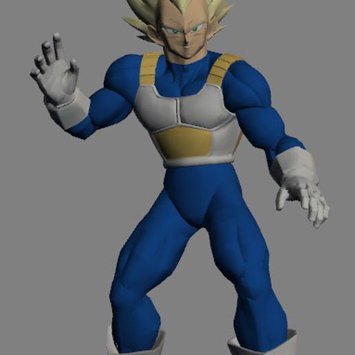 Vegeta dbfz Ejderha top 3D print model - Mito3D