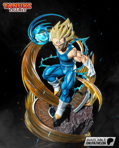 vegeta - dragon ball z fullsize art majin anime manga 3dprint toy collectible figure action 3d print model - Mito3D