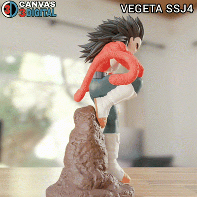 vegeta ssj4 kunst ssj3 drachen ball dbz goku broly kakaroto gefrierschrank majin boo zelle super rechnungen 3d print model - Mito3D