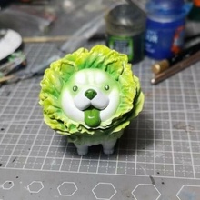 vegetable dog chinese cabbage dog miniature animal toy dog cute art toy adorable mini miniature 3d print model - Mito3D