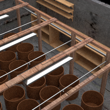 sebze Bahçe bitki yetiştirme mimari yuva bitkiler Konut mobilya masalar aydınlatma doğal 3d print model - Mito3D