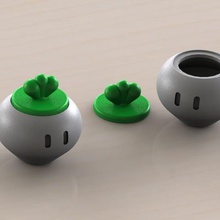 2 sebze super mario bros ev durumda kutusu luigi toad nintendo oyun oyuncak video oyunu 3d print model - Mito3D