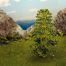 la végétation de l'épinette maison décor arbre noël décoration 3d print model - Mito3D
