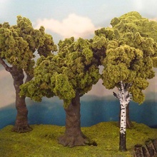 vegetation game toy accessories wargaming wargame terrain wargames trees scatter miniature forrest 28mm 3d print model - Mito3D