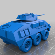 vehicle armored vec 6x6 game scout blindado bmr cavalry military model vehicles 3d print model - Mito3D