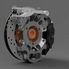 vehicle disc suspension arrangement gadget assembly breaking 3d print model - Mito3D