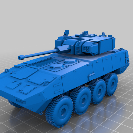 Fahrzeug Drachen Piranha 8x8 Spiel gepanzert Militär Modell Offroad Panzer todoterreno Spielzeug LKW Fahrzeuge 3D print model - Mito3D