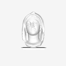 veiled woman louvre paris art le muse du museum france 3d print model - Mito3D