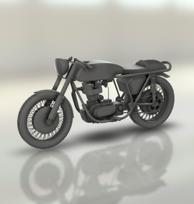 velocette mestizo cápsulas moto motocicleta bicicleta motor two wheeled vehículo motociclista deporte turbo coche turismo helicóptero 3d print model - Mito3D