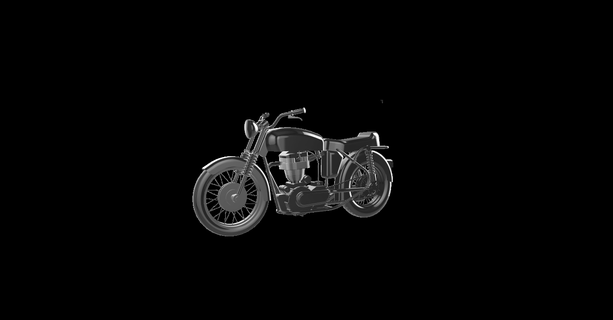 velocette Thruxton moto motosiklet motor bisiklet le la Motorrad 3d print model - Mito3D