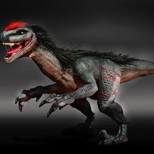 velociraptor 7cm altura 16cm longitud stl dinosaurio jurásico monstruo espada jurásica juguete coleccionable 3d print model - Mito3D