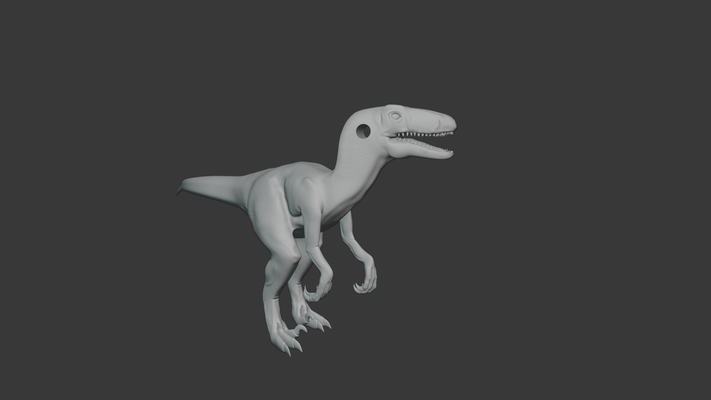 velociraptor dinosaur key chain art keychain dinosaurs rings toy gift 3d print model - Mito3D