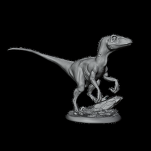 velocirraptor juego juguete dinosaurio mazmorras dragones d miniatura xanathar jurásico parque 3d print model - Mito3D