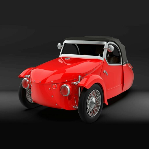 velorex 350 tricycle velorec car vehicle 3D print model - Mito3D
