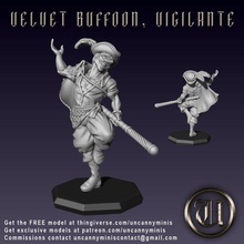 velvet buffoon vigilante 3d print model - Mito3D