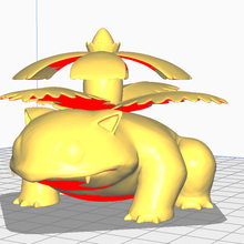 venasaur a arte pokemon fushigibana 3d print model - Mito3D