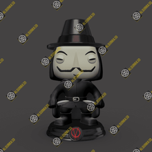 vendetta v figure collection funko system anarchy gift collectible 3d print model - Mito3D