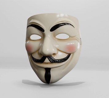 vendetta máscara 3d print model - Mito3D