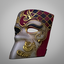 veneziano maschera iv culto moda Venezia scultura ornamentale scolpire resina arte arredamento decorazione originale collezione raro collezionabile 3d print model - Mito3D
