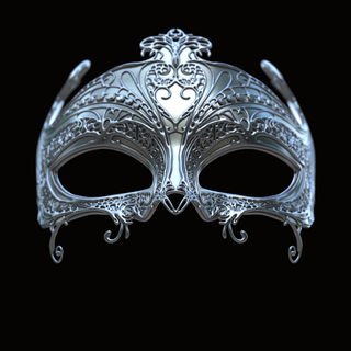 venetian mask v  3d print model - Mito3D