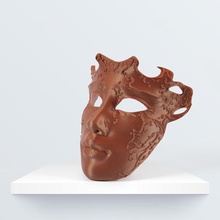 venetian mask fashion suit woman halloween 3d print model - Mito3D