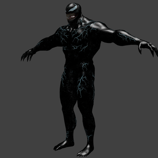 venom 3d model 3D print model - Mito3D