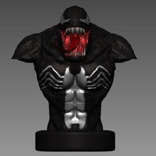 venom art 3dmodel 3dprint highpoly movie amazing netflix bust 3d 3d print model - Mito3D