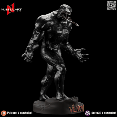 venom - marvel collectible rare model spider man iron wolverine diorama decor miniature deadpool statue figure sculpture mcu female xmen dnd anime doctor strange hulk avengers 3d print model - Mito3D