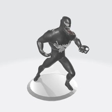 venom action figure game venum marvel anti-hero spiderman bad guy comics symbiont alien 3d print model - Mito3D
