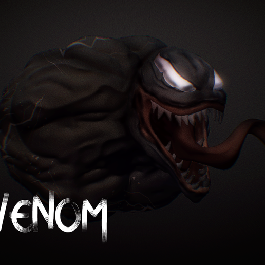 venom art spider spider-man toy marvel 3D print model - Mito3D