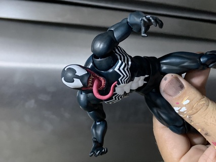 venom bagley mafex venom spiderman mafex  3d print model - Mito3D