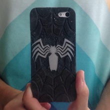 venom iphone 5c case gadget spiderman mobile phone 3d print model - Mito3D