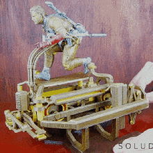 venin serpent automate gadget automates métal équipement Kojima mécanique soludus 3d print model - Mito3D