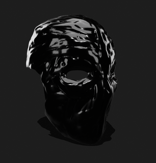 venomized deadpool mask 3d print model - Mito3D