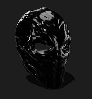 vergiftet Todesstoß Maske 3d print model - Mito3D