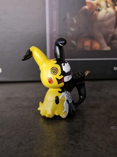 venomized mimikyu pokemon marvel pikachu halloween venom spiderman art hobby figurines statue toy mini cool 3d print model - Mito3D