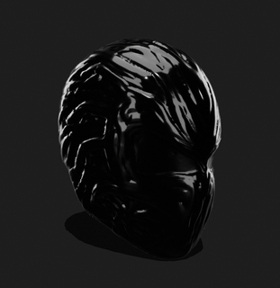 velenoso uomo Ragno 2099 maschera 3d print model - Mito3D