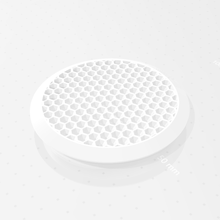tampa de ventilação rodada hexagonal a casa respiro 3d print model - Mito3D
