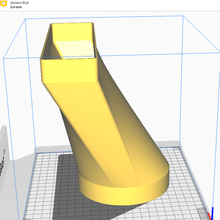 sfogo tubo adattatore 3d print model - Mito3D