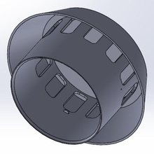 ventilación diámetro de la tapa 100 tipo pvc casa 3d print model - Mito3D