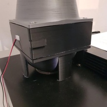 Lüftung Gehäuse v2 multi-tools output-besonders prusa mmu2s tool die Belüftung caisson filter filtre i3 tools 3d-Drucker Teile 3d print model - Mito3D