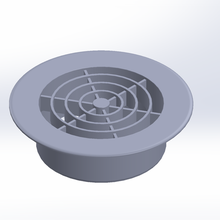 ventilation grid diameters tool air 32 100 150 200 3d print model - Mito3D
